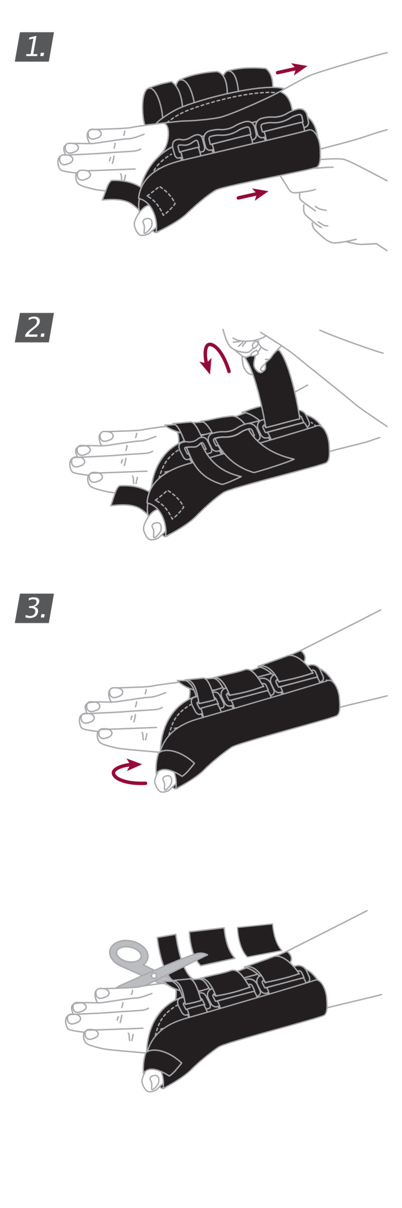 Jobst Actimove Professional Line Wrist Splint Abducted Thumb