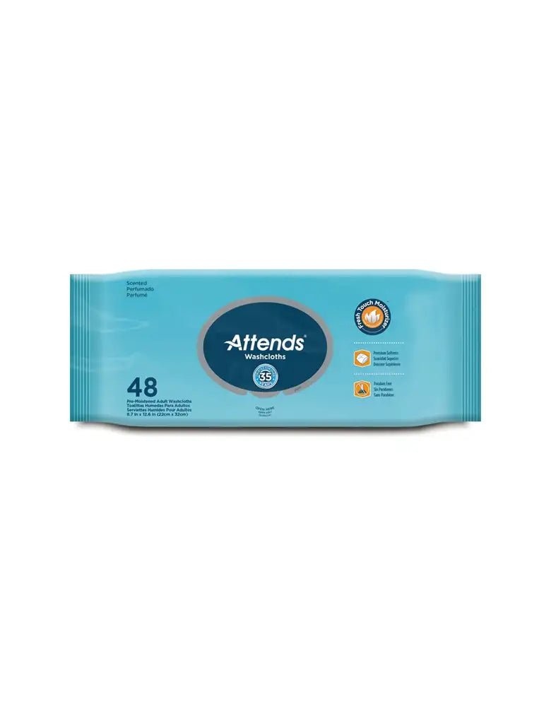 Attends Scented Washcloths | Attends - Factory Direct Medical