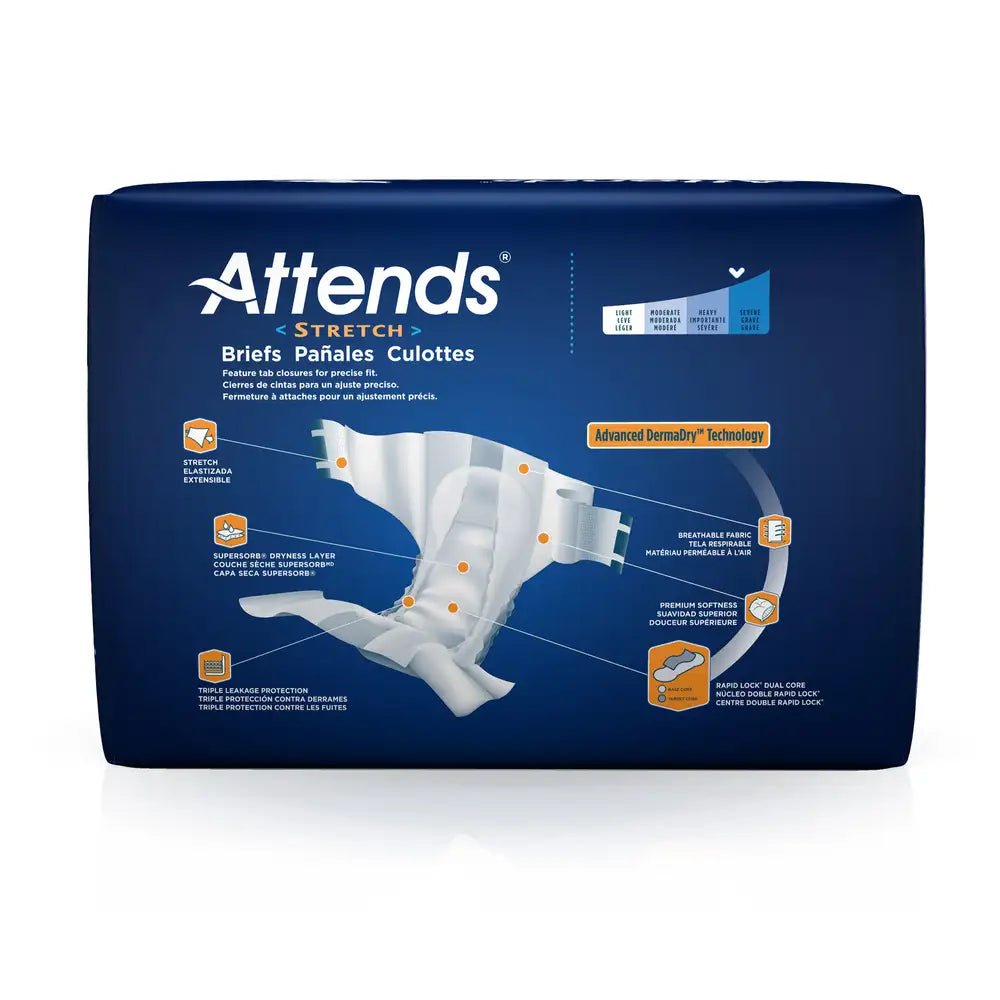 Attends Stretch Briefs | Attends - Factory Direct Medical