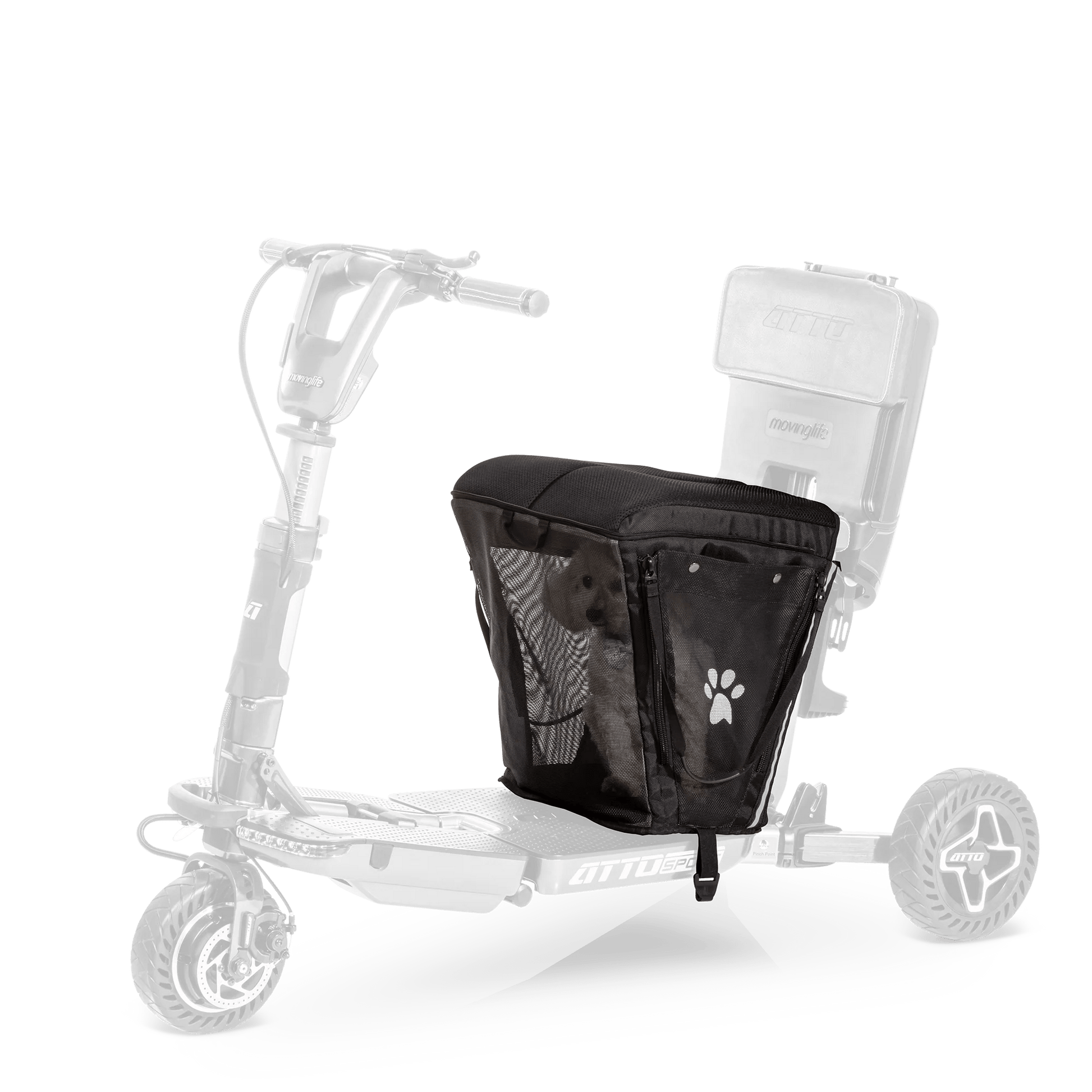 Atto Pet carrier & Cushion Black | Moving Life - Factory Direct Medical