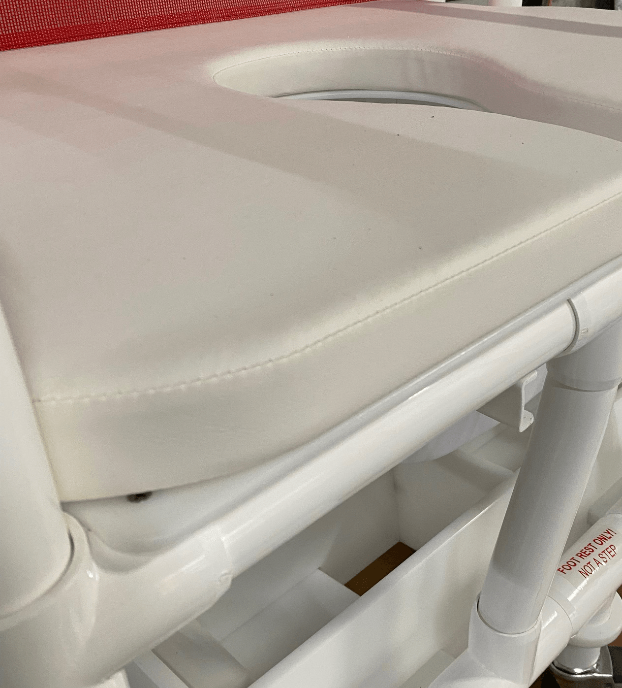 Bariatric Soft Seat Shower Commode with Footrest (700 Series) | Ezee Life - Factory Direct Medical