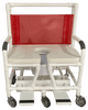 Bariatric Soft Seat Shower Commode with Footrest (600 Series) - 600 lb Capacity for Canadian Healthcare
