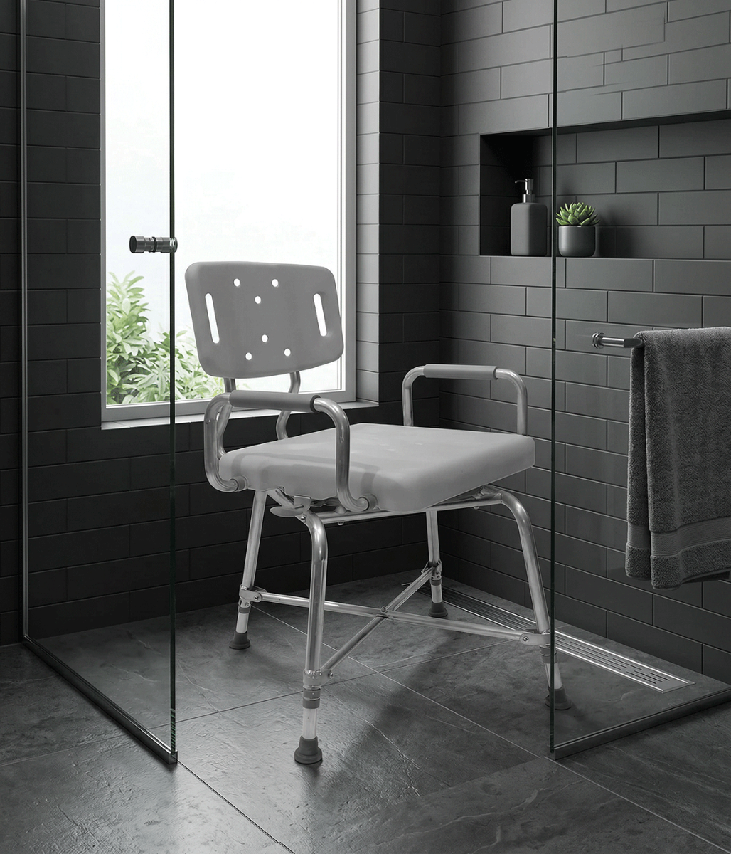 Bariatric Swivel Shower Chair — MOBB Home Health Care, alternate angle