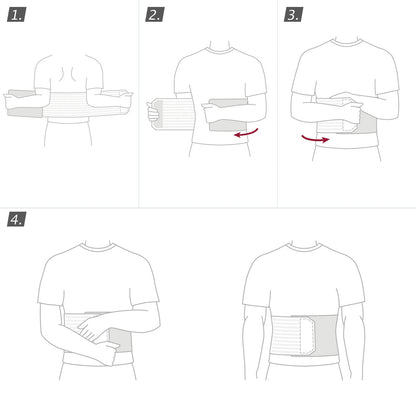 Jobst Actimove Professional Line Abdominal Binder Comfort with Soft Pad