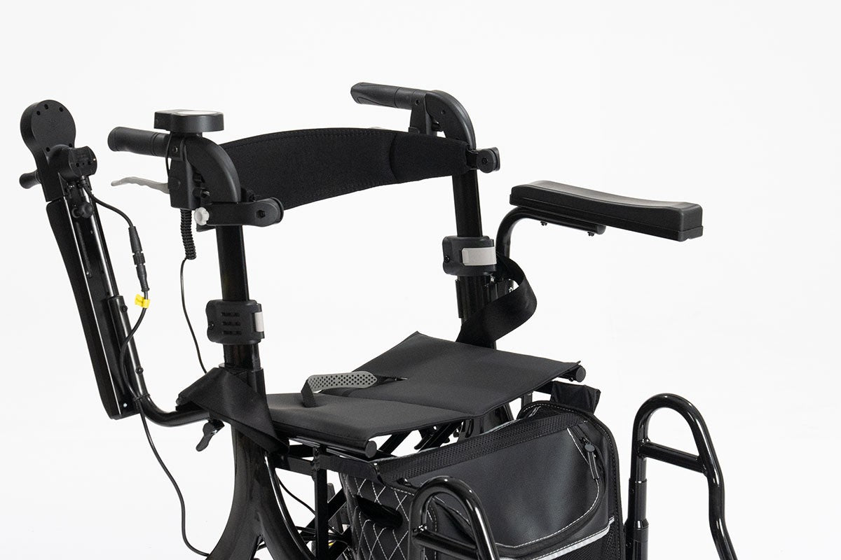 CH4077 Folding Electric Rollator with Seat and Footrest | Ezee Life - Factory Direct Medical