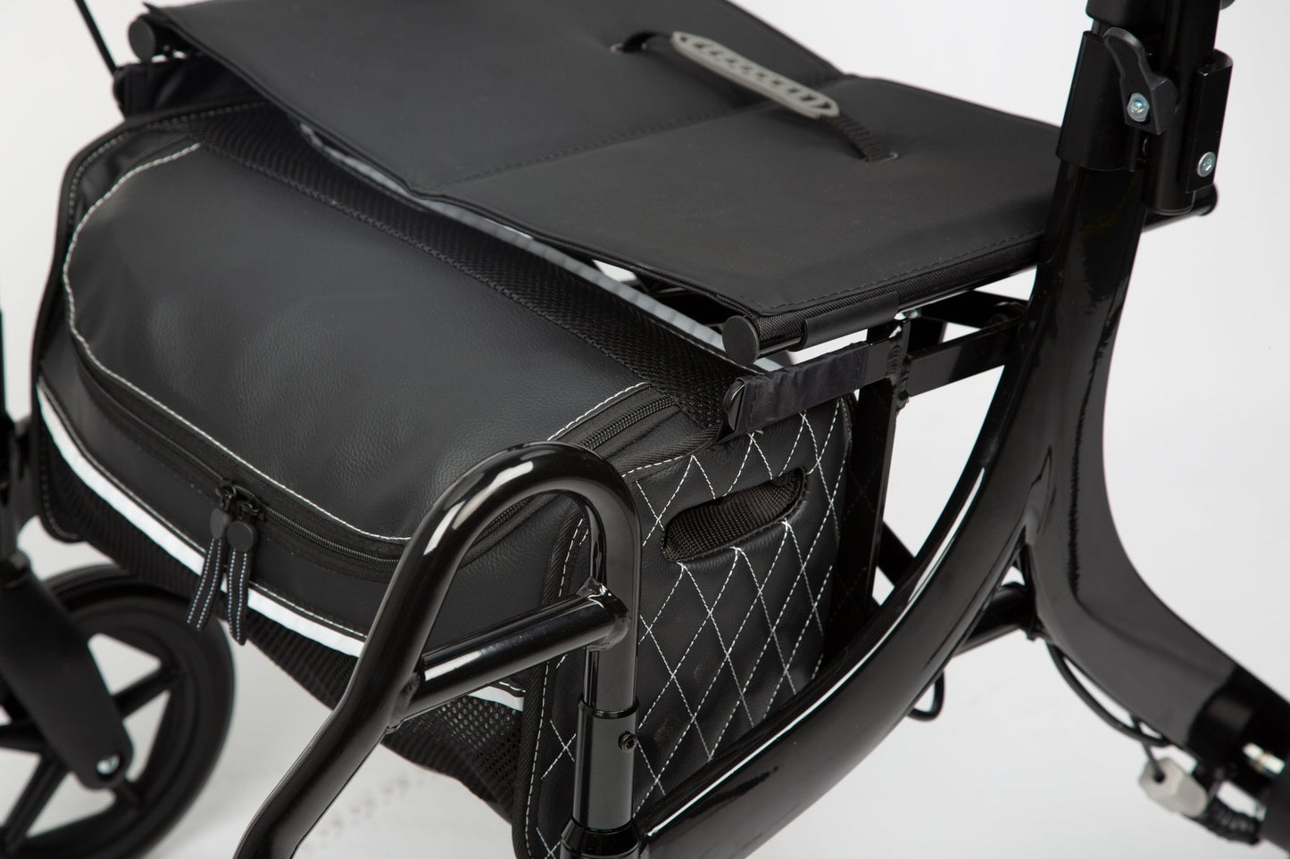 CH4077 Folding Electric Rollator with Seat and Footrest | Ezee Life - Factory Direct Medical