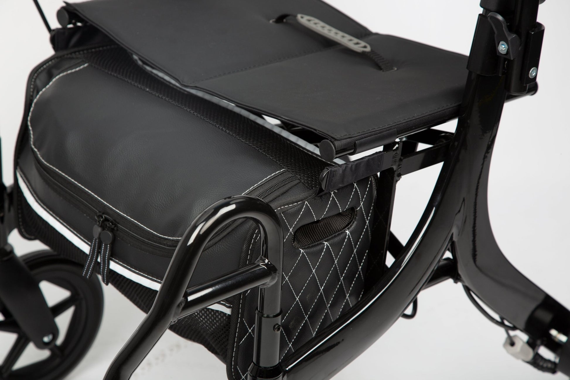 CH4077 Folding Electric Rollator with Seat and Footrest | Ezee Life - Factory Direct Medical