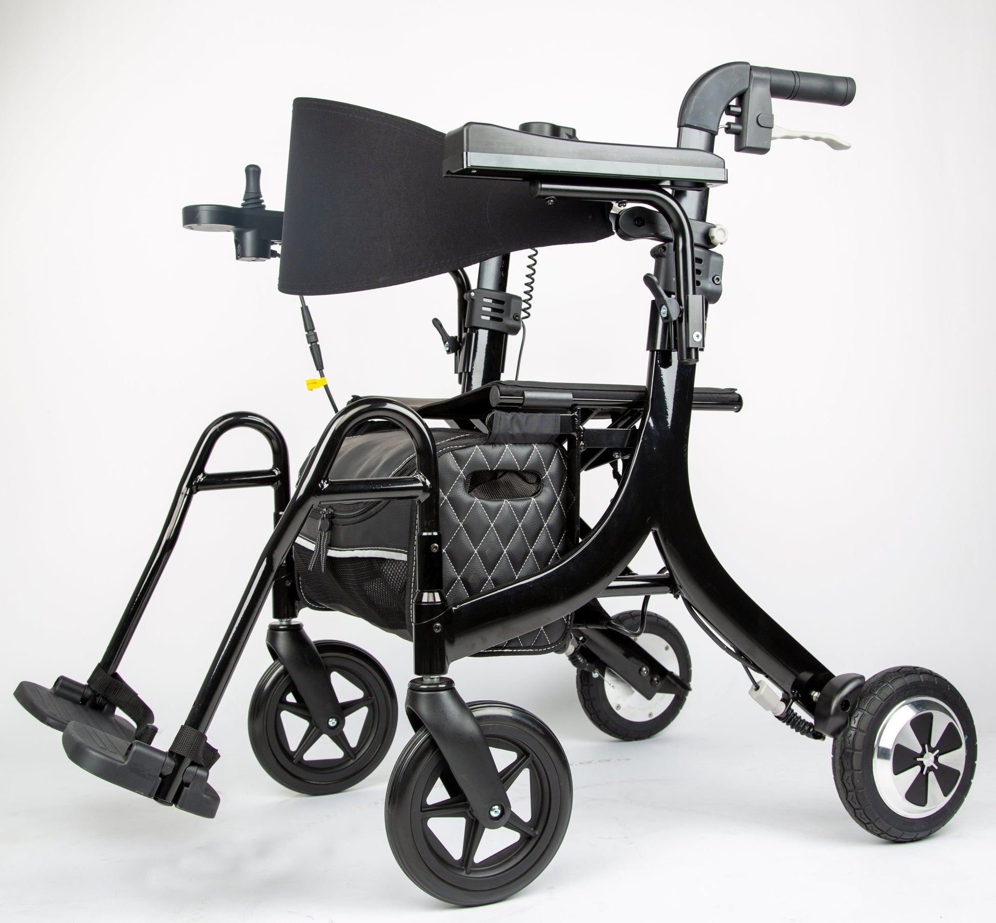 CH4077 Folding Electric Rollator with Seat and Footrest | Ezee Life - Factory Direct Medical