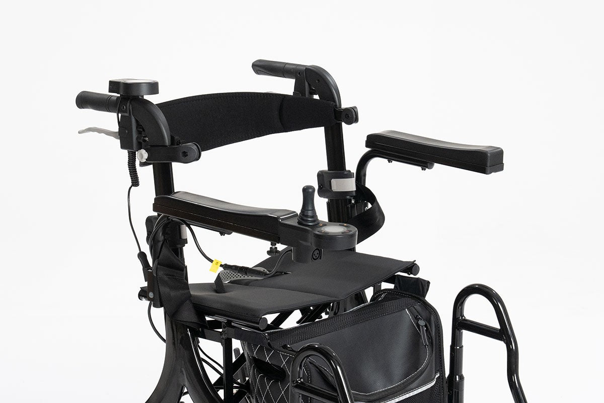 CH4077 Folding Electric Rollator with Seat and Footrest | Ezee Life - Factory Direct Medical