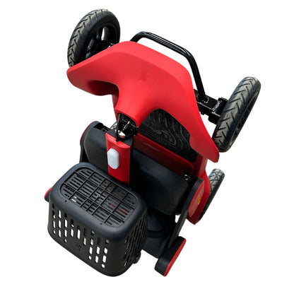 Compact & stylish Red 4 - Wheel Mobility Scooter | Ezee Life - Factory Direct Medical