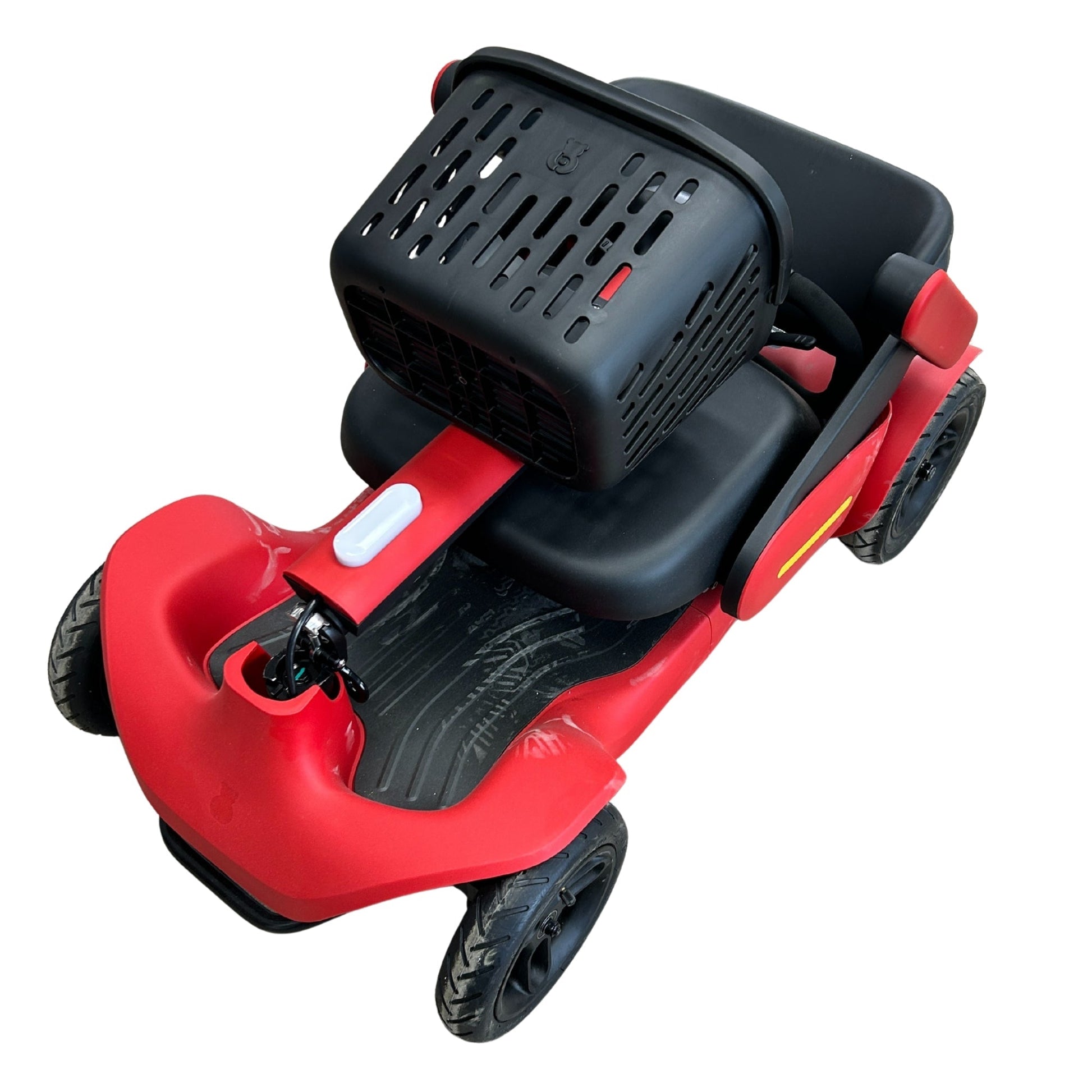 Compact & stylish Red 4 - Wheel Mobility Scooter | Ezee Life - Factory Direct Medical