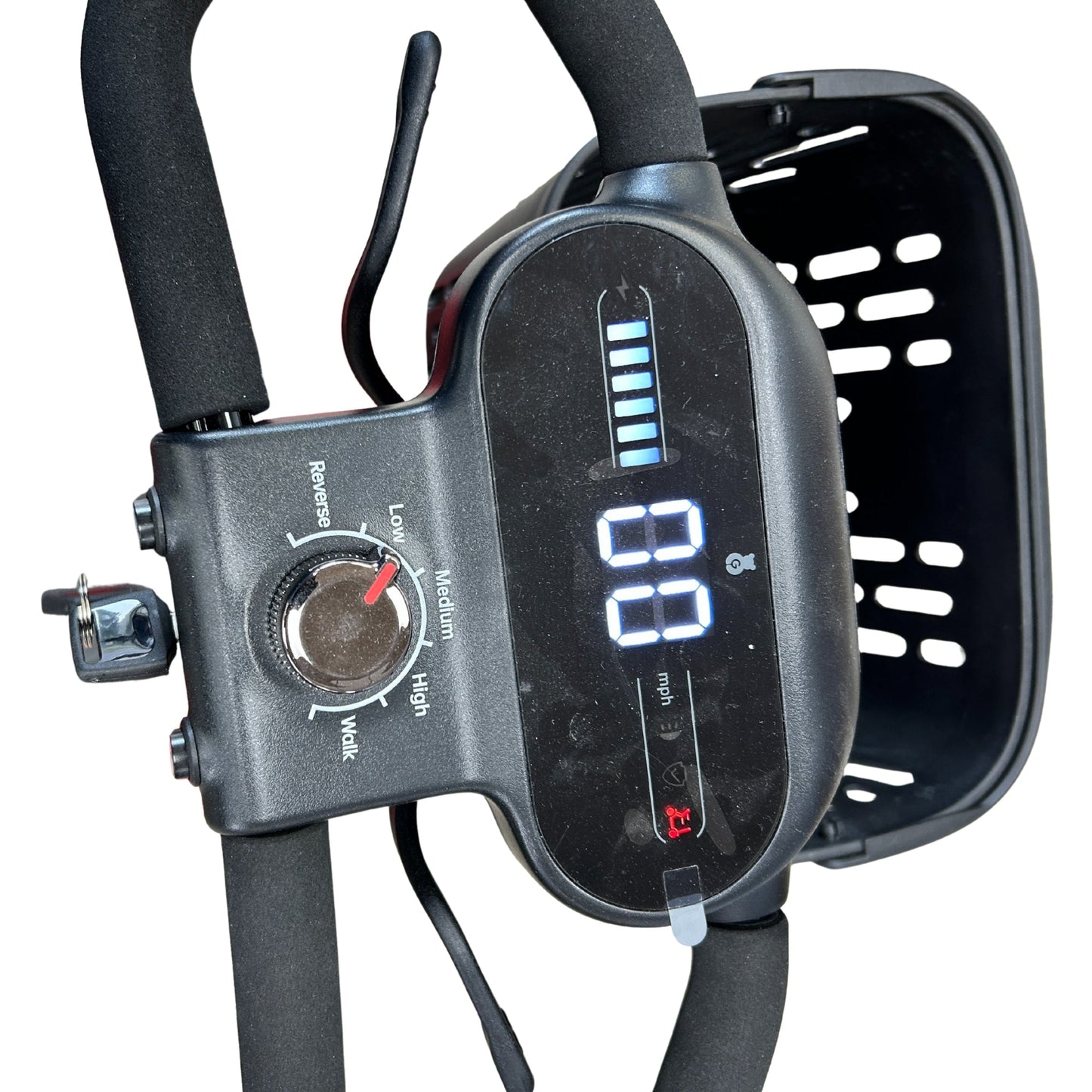 Compact & stylish Red 4 - Wheel Mobility Scooter | Ezee Life - Factory Direct Medical