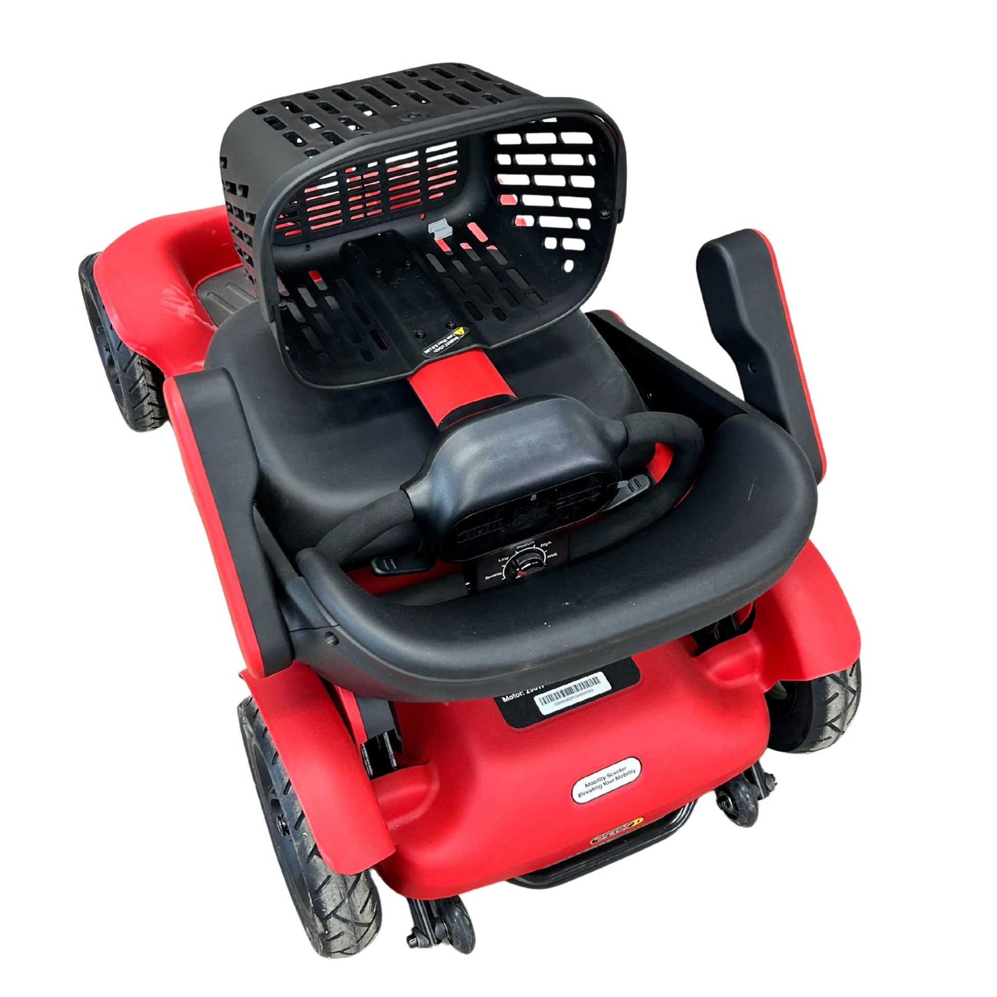 Compact & stylish Red 4 - Wheel Mobility Scooter | Ezee Life - Factory Direct Medical