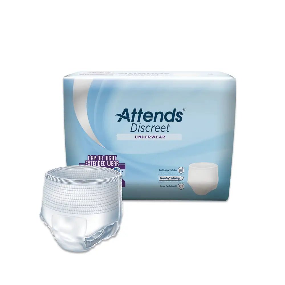 Discreet Day & Night Extended Underwear | Attends - Factory Direct Medical