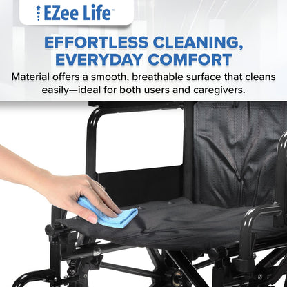 Economy Wheelchair - 16" or 18" - CH1090 | Ezee Life - Factory Direct Medical