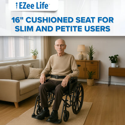Economy Wheelchair - 16" or 18" - CH1090 | Ezee Life - Factory Direct Medical