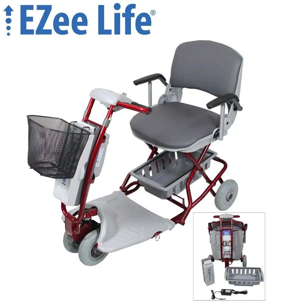 Ezee Classic - Portable Scooter - Dual Front Wheel Drive | Ezee Life - Factory Direct Medical