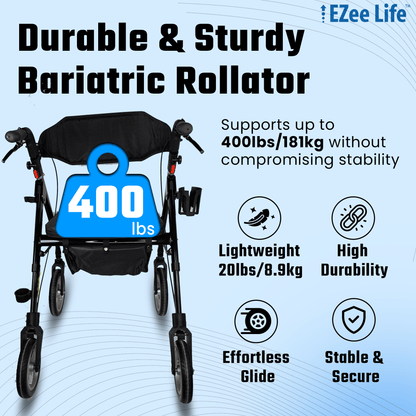 EZee Life Bariatric Rollator | Ezee Life - Factory Direct Medical