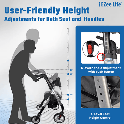 EZee Life Bariatric Rollator | Ezee Life - Factory Direct Medical