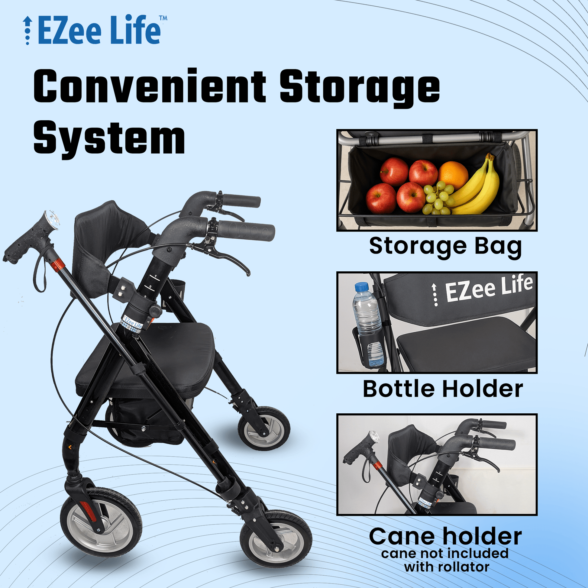 EZee Life Bariatric Rollator | Ezee Life - Factory Direct Medical