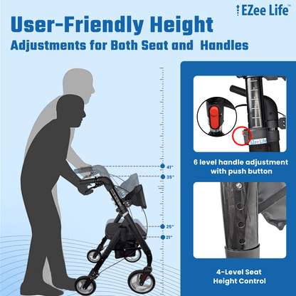 EZee Life Bariatric Rollator | Ezee Life - Factory Direct Medical