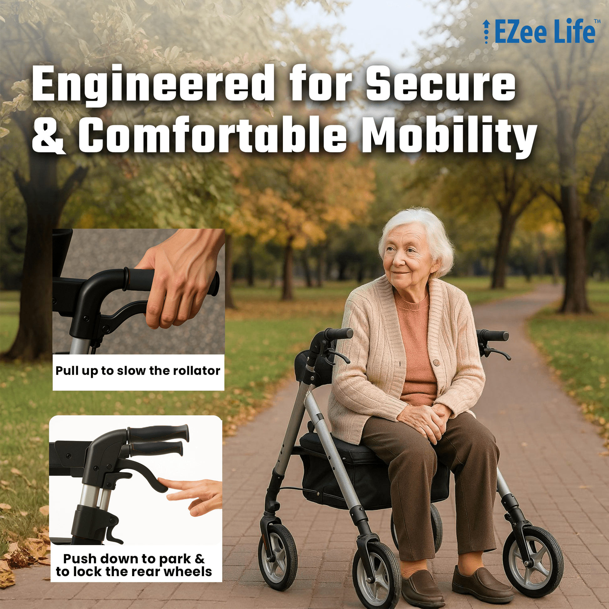 EZee Life Bariatric Rollator | Ezee Life - Factory Direct Medical