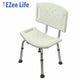 EZee Life Bath Seat CH1060TF | Adjustable Shower & Tub Chair for Seniors Canada