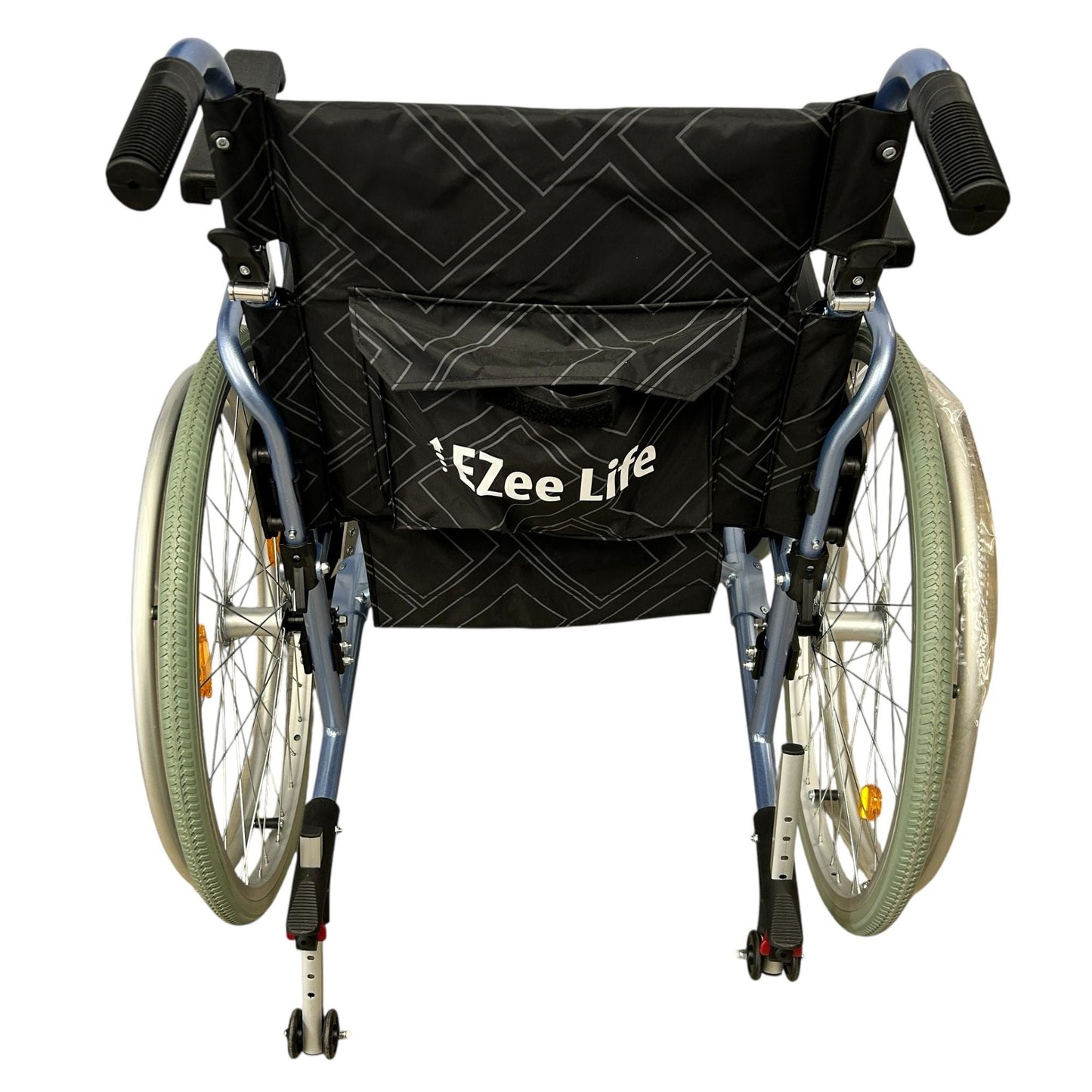 Ezee Life CH1098 Super Lightweight Folding Wheelchair – 24 lb Aluminum Frame | Ezee Life - Factory Direct Medical