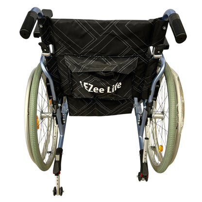 Ezee Life CH1098 Super Lightweight Folding Wheelchair – 24 lb Aluminum Frame | Ezee Life - Factory Direct Medical