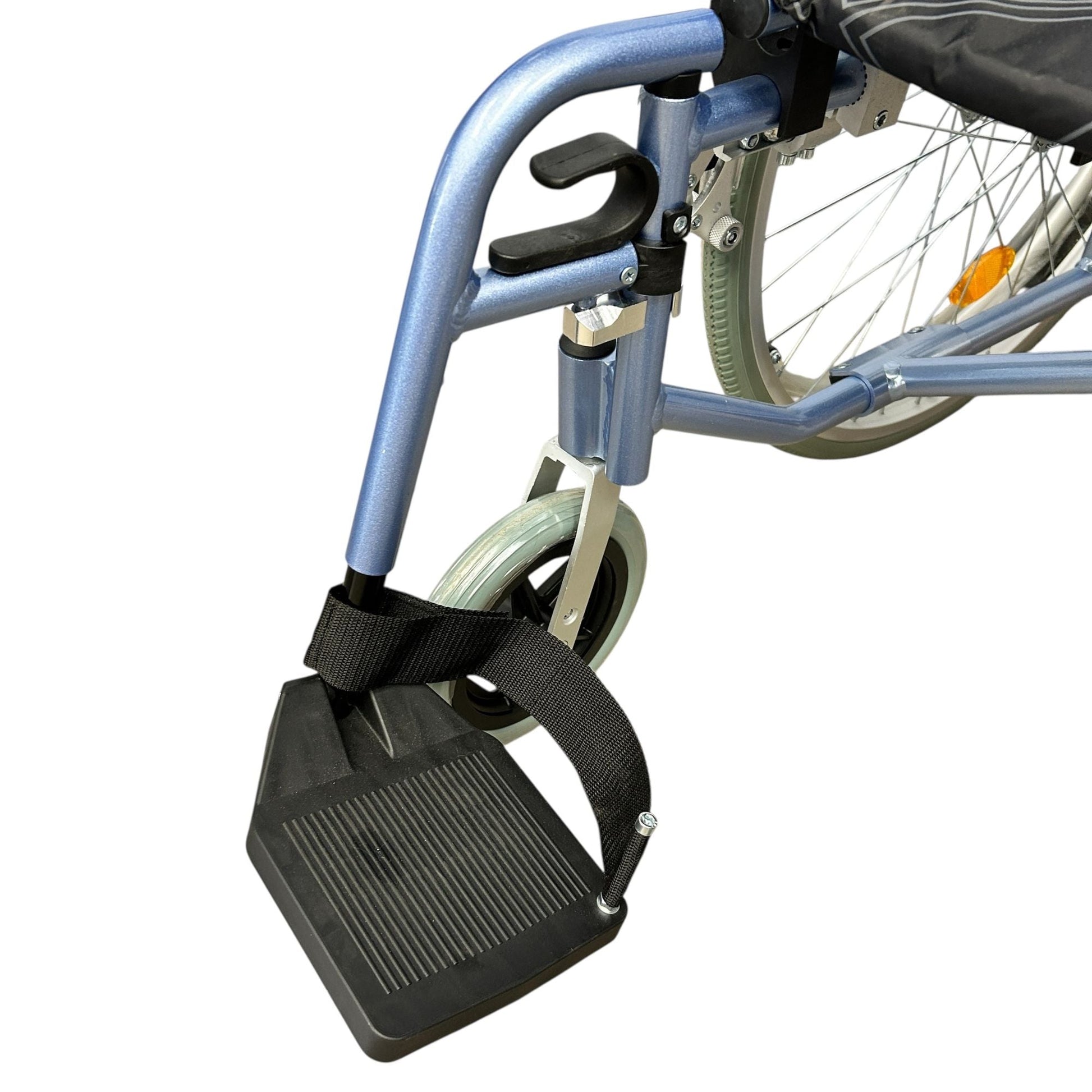 Ezee Life CH1098 Super Lightweight Folding Wheelchair – 24 lb Aluminum Frame | Ezee Life - Factory Direct Medical