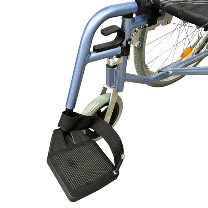 Ezee Life CH1098 Super Lightweight Folding Wheelchair – 24 lb Aluminum Frame | Ezee Life - Factory Direct Medical