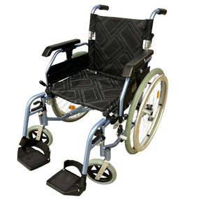 Ezee Life CH1098 Super Lightweight Folding Wheelchair – 24 lb Aluminum Frame | Ezee Life - Factory Direct Medical