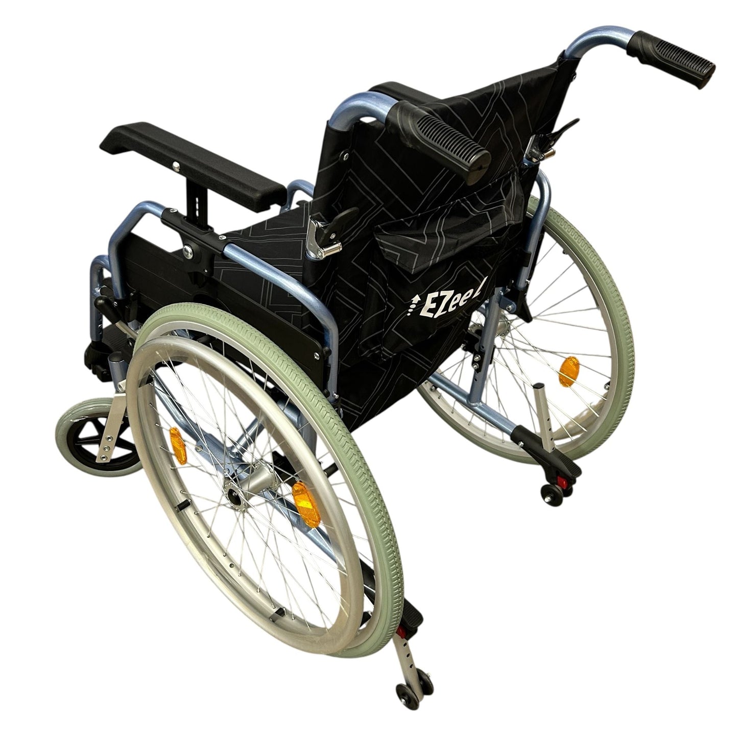 Ezee Life CH1098 Super Lightweight Folding Wheelchair – 24 lb Aluminum Frame | Ezee Life - Factory Direct Medical