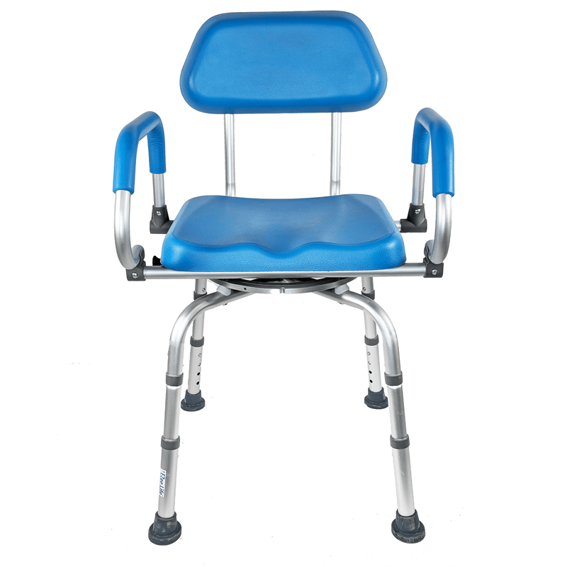 EZee Life CH2075 Swivel Shower Chair | 360 Seat Padded Arms 350 lb Canada