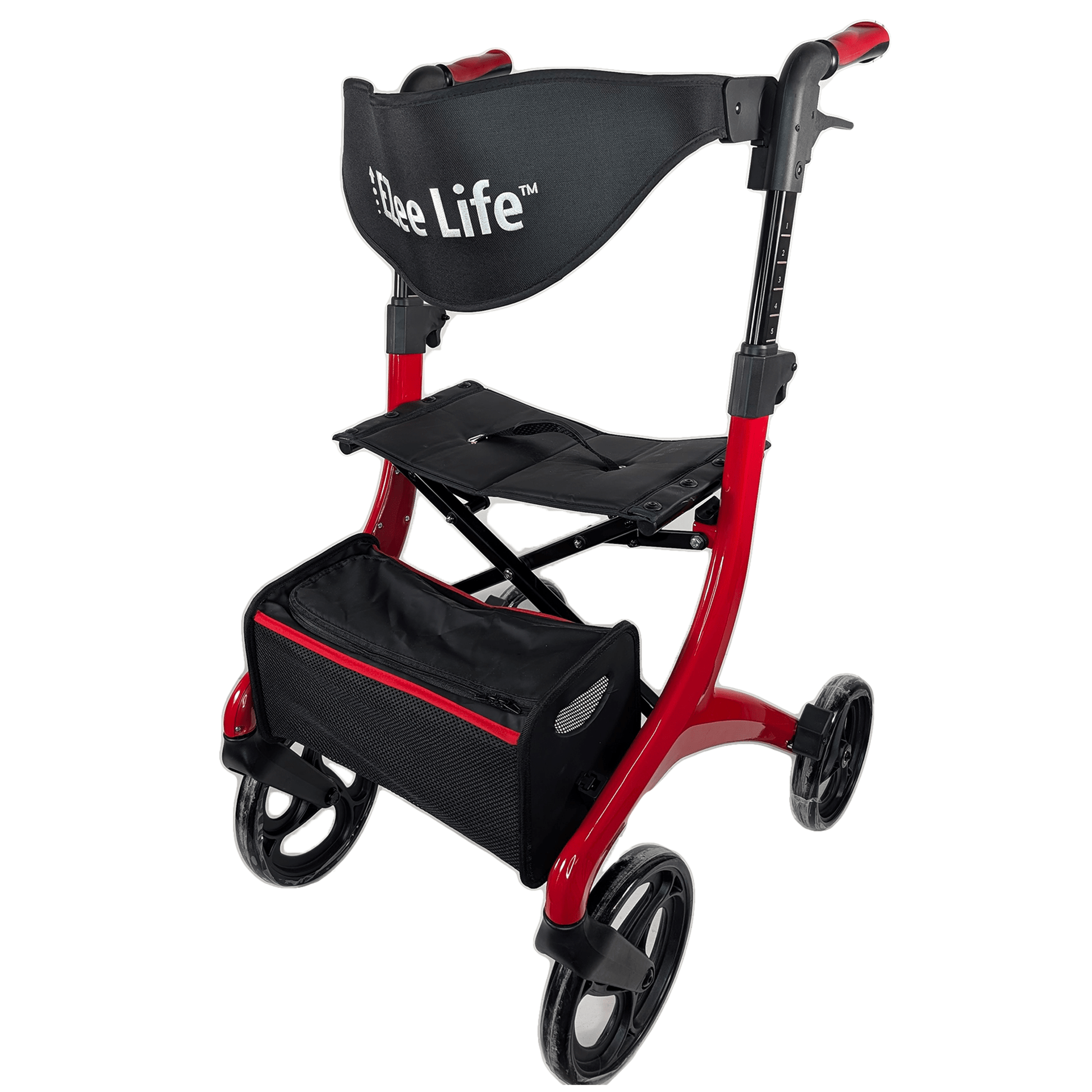 EZee Life Folding Rollator Walker – Lightweight, Height - Adjustable Mobility Aid | Ezee Life - Factory Direct Medical