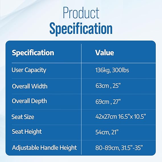 EZee Life Lightweight Steel Rollator   | Ezee Life - Factory Direct Medical