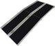 EZ6RGT EZee Life Portable Wheelchair Ramp 6 Ft - Folding Aluminum, 600 lb Capacity with Grip Tape & Side Rails