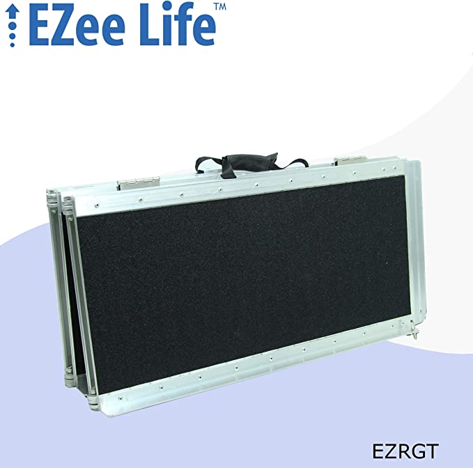 EZee Life Multifold Portable Wheelchair Ramp with Grip Tape 10 feet/120 Inches | Factory Direct Medical - Factory Direct Medical