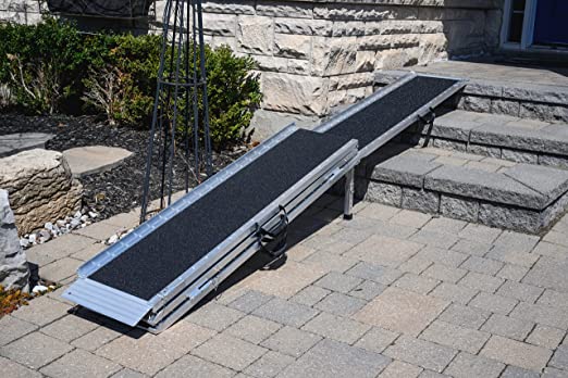 EZee Life Multifold Portable Wheelchair Ramp with Grip Tape 8 feet/96 Inches | Ezee Life - Factory Direct Medical