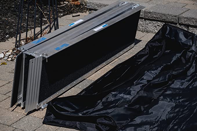 EZee Life Multifold Portable Wheelchair Ramp with Grip Tape 8 feet/96 Inches | Ezee Life - Factory Direct Medical