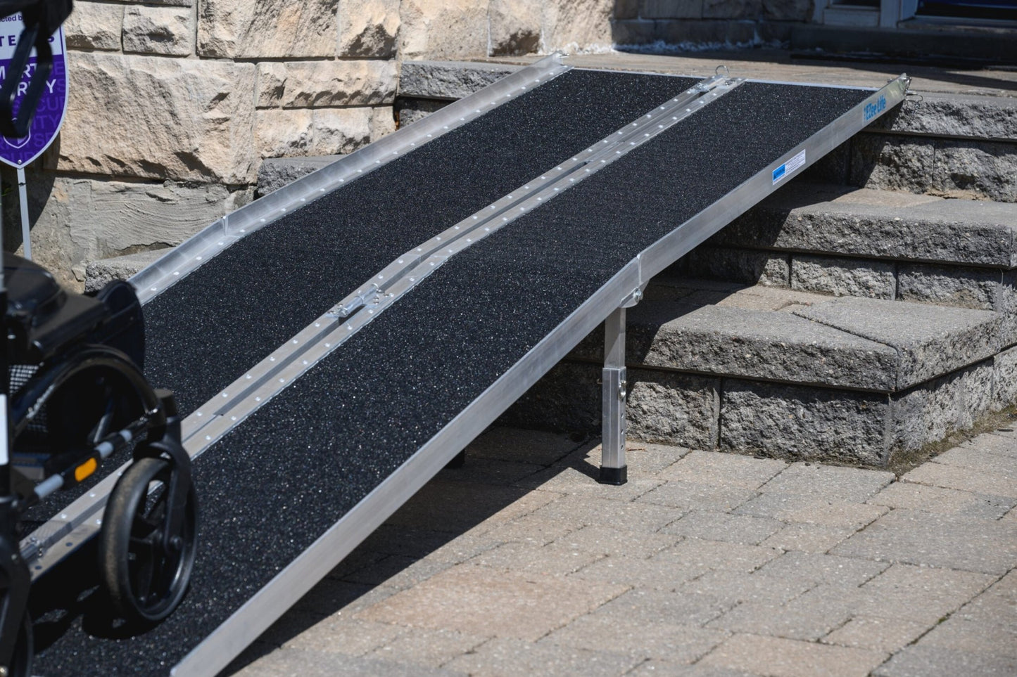 EZee Life Multifold Portable Wheelchair Ramp with Grip Tape 8 feet/96 Inches | Ezee Life - Factory Direct Medical