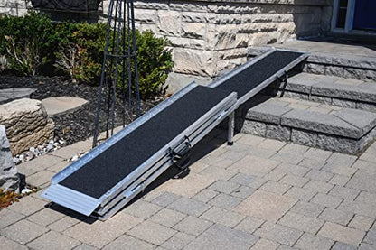 EZee Life Multifold Portable Wheelchair Ramp with Grip Tape | Ezee Life - Factory Direct Medical