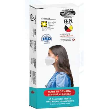 FN - N95 - 510 Respirator Mask - Box of 10 | Dentx - Factory Direct Medical