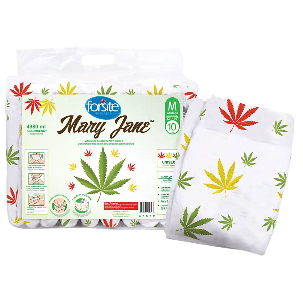 Forsite Health Mary Jane™ Maximum Absorbency Adult Briefs - Case of 30 | Forsite - Factory Direct Medical