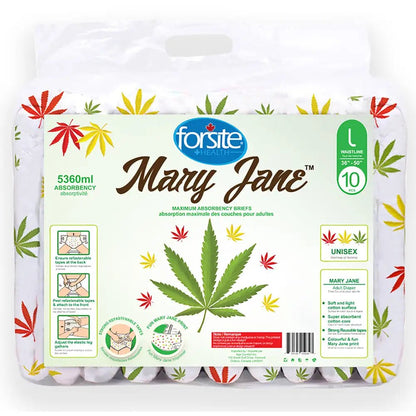 Forsite Health Mary Jane™ Maximum Absorbency Adult Briefs - Case of 30 | Forsite - Factory Direct Medical