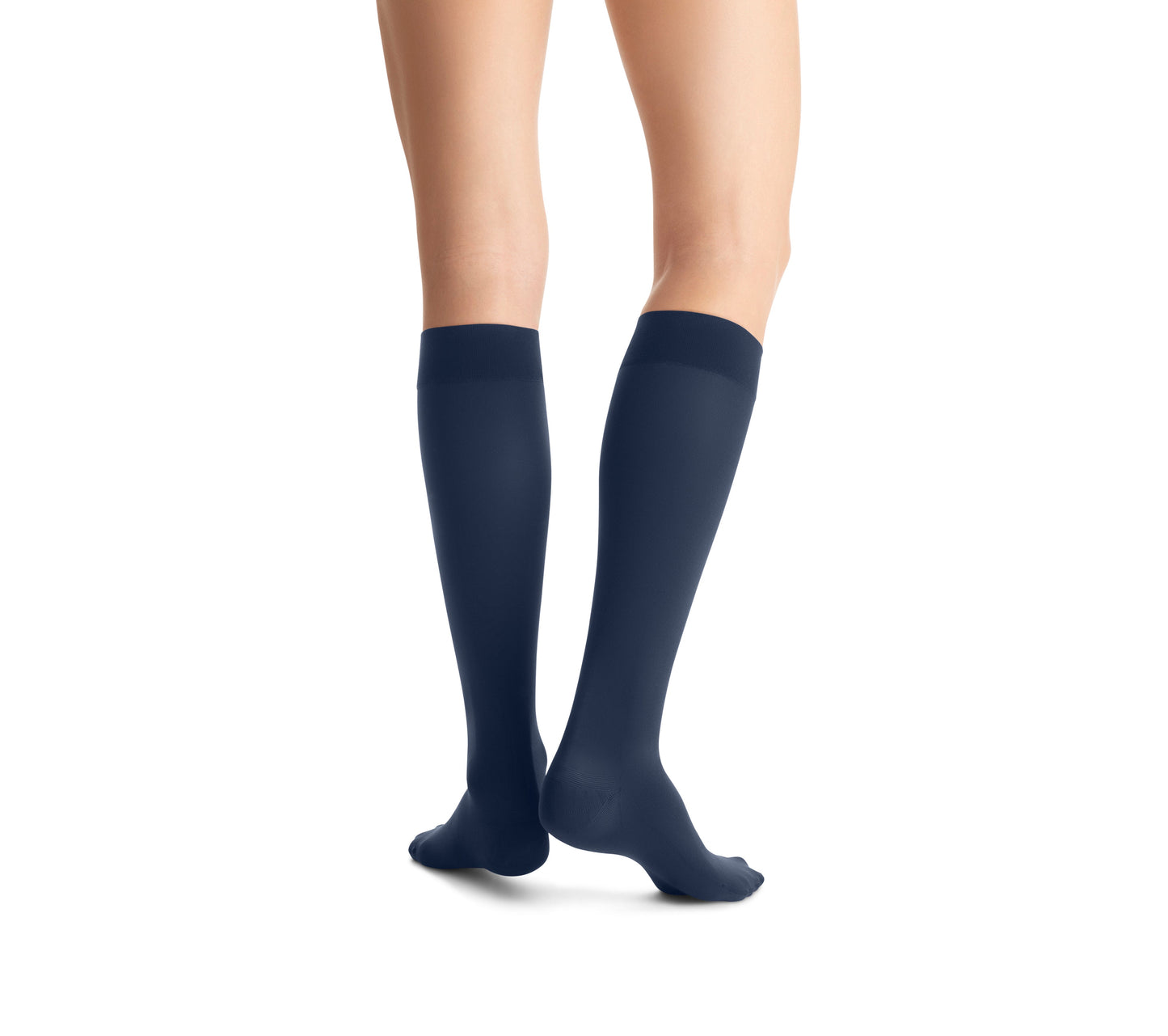 JOBST Opaque Compression Stockings 15-20 mmHg Knee High SoftFit Band Closed Toe