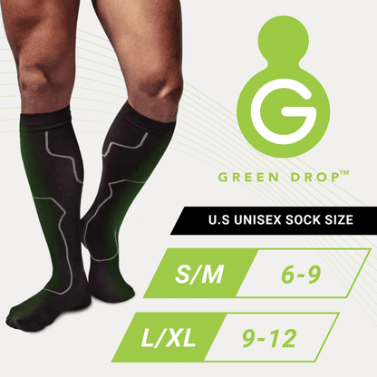 Green Drop 20 - 30 mmHg Compression Socks | Green Drop - Factory Direct Medical