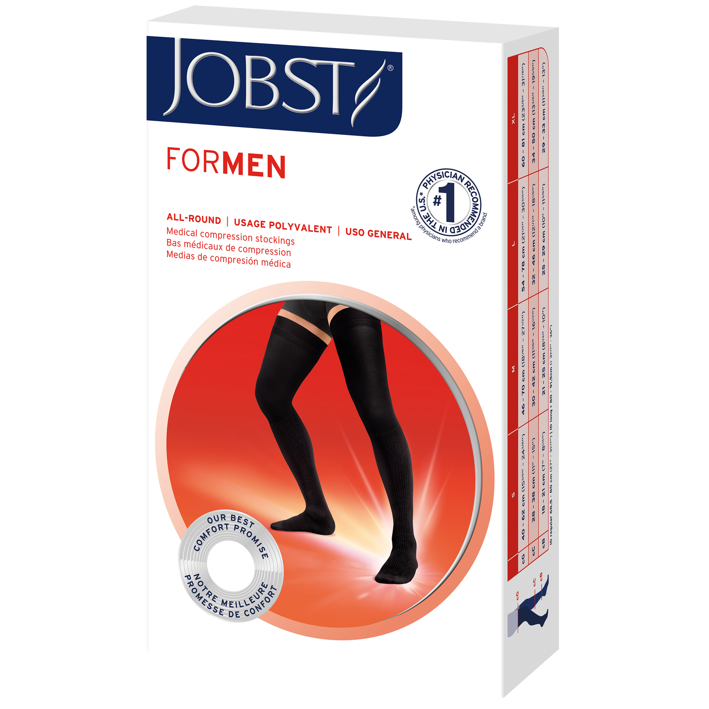 JOBST forMen 20-30 mmHg Thigh High