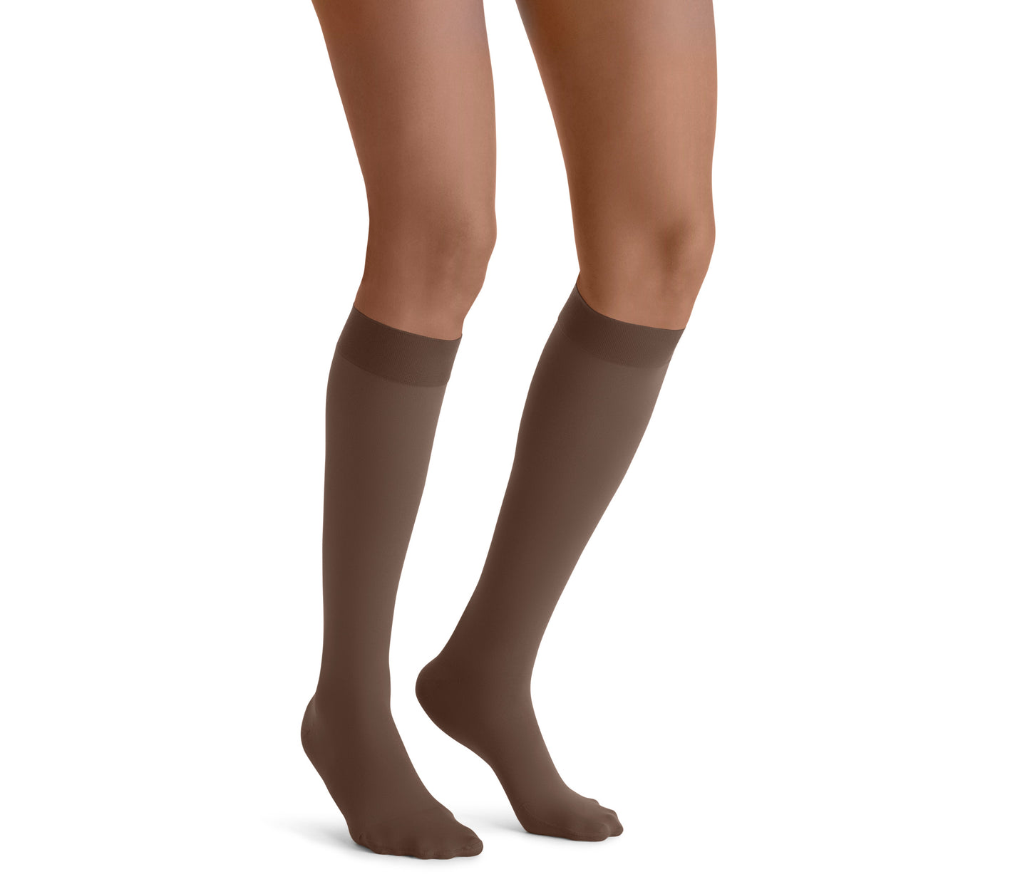 JOBST Opaque Compression Stockings 15-20 mmHg Knee High SoftFit Band Closed Toe
