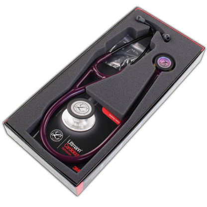 Littmann Cardiology IV Diagnostic Stethoscope: Rainbow & Plum - Violet Stem 6205